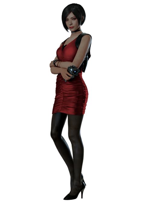 《生化危机2:重制版》人设图 艾达王黑丝红裙超性感_游戏视频