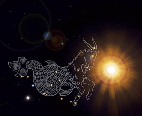 摩羯座剪贴画卡通山羊与星空背景 向量素材图片免费下载-千库网