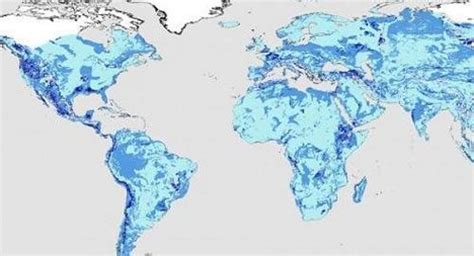 地球上淡水占总水量百分比是多少_水资源分布图 - 工作号