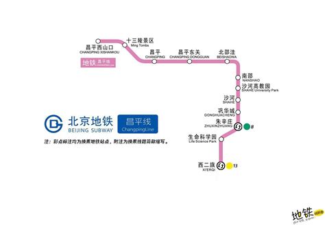 北京地铁昌平线线路图_运营时间票价站点_查询下载 - 地铁图