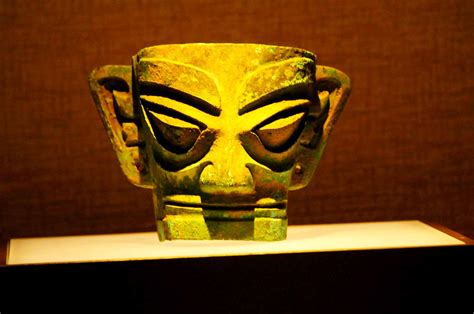 【三星堆博物馆-奇秘的面具摄影图片】纪实摄影_qz24412244_太平洋电脑网摄影部落