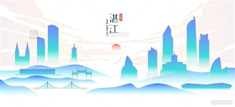 湛江各个城市标志设计|Graphic Design|Logo|三胞胎艺术_Original作品-站酷ZCOOL