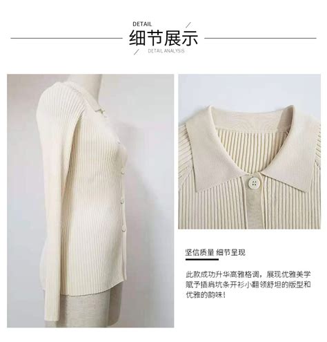 东莞市大朗服装加工厂针织衫毛衣开衫秋季女-金奇点