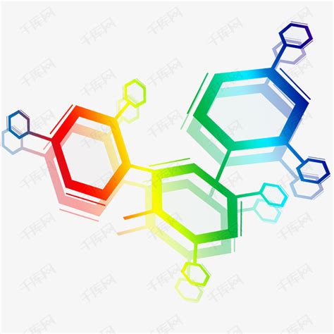化学分子结构图插画素材图片免费下载-千库网