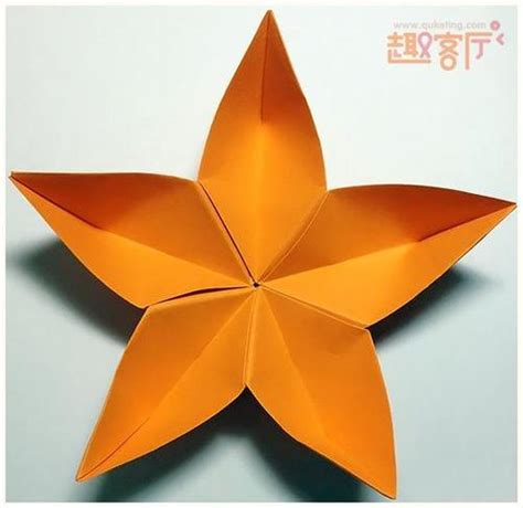 怎么用亲子折纸折出简易五角星-百度经验