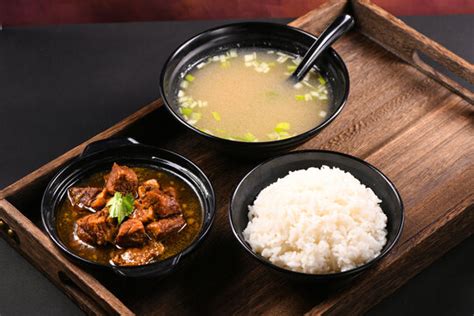 牛坛肉米饭套餐,中国菜系,食品餐饮,摄影素材,汇图网www.huitu.com