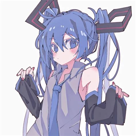 温柔初音头像女生