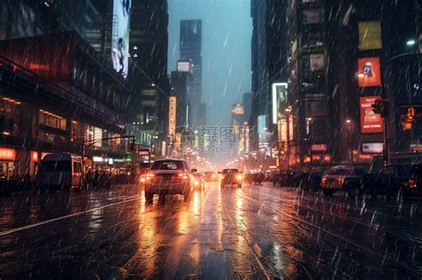 雨景被雨困住的城市图片 雨景被雨困住的城市图片