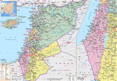 叙利亚地图_世界地理地图_初高中地理网