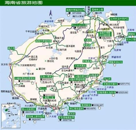 海南交通图图片