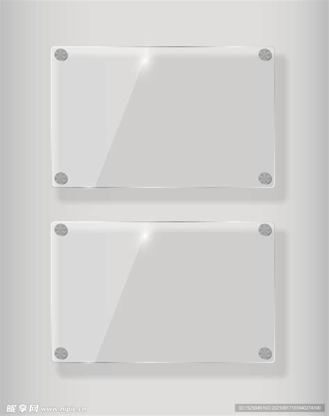 透明空白展板模板 设计图__展板模板_广告设计_设计图库_昵图网nipic.com
