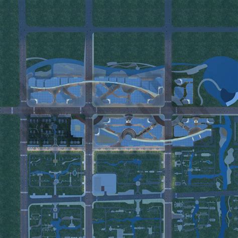 铁岭规划3dmax 模型下载-光辉城市