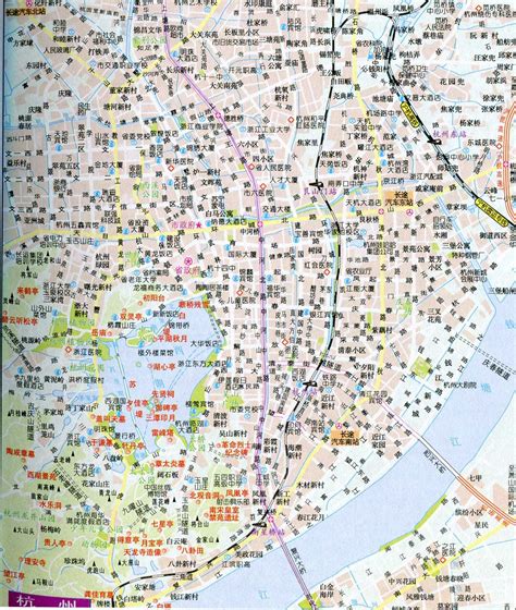 杭州旅游地图高清版本,杭州景点分布,西安各区版(第7页)_大山谷图库