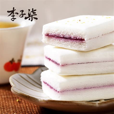李子柒紫薯蒸米糕零食早餐540g