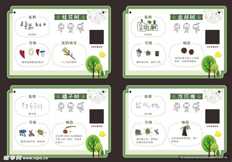 植物介绍牌设计图__园林设计_环境设计_设计图库_昵图网nipic.com