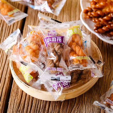 三普 酥脆手工小麻花网红零食小吃湖北特产传统糕点小袋包装整箱