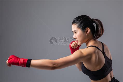 女性拳击运动高清图片下载-正版图片501346559-摄图网