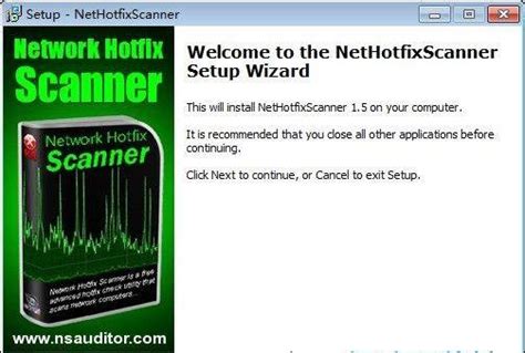 nethotfixscanner(局域网系统安全补丁扫描)软件截图预览_当易网