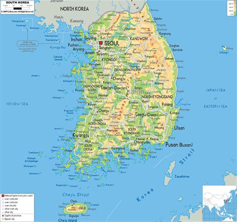 韩国国土面积相当于中国哪个省 韩国国土面积相当于中国哪个省份 - 天奇生活