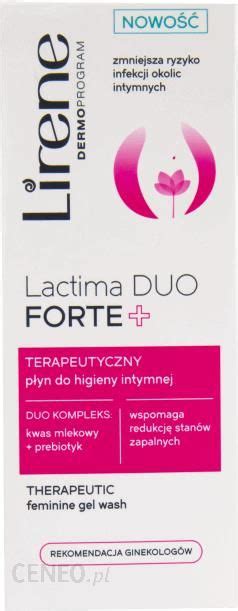 Kosmetyk do higieny intymnej Lirene Lactima Duo Forte + Terapeutyczny ...