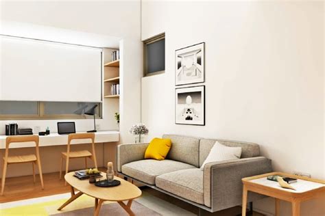 5-10万50㎡简约公寓装修效果图,单身公寓装修案例效果图-齐家网