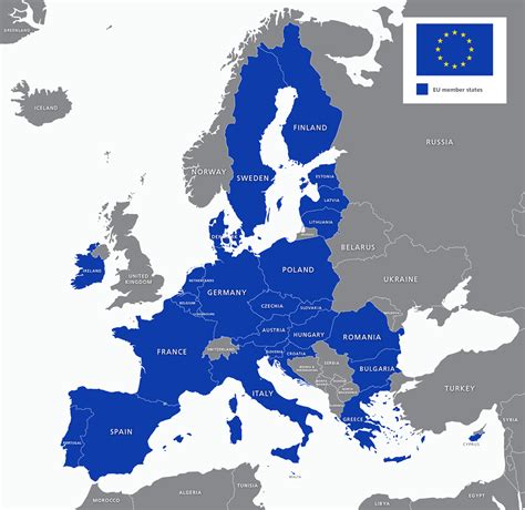 如图中①②③④分别是不同时期的欧盟成员国示意图。符合