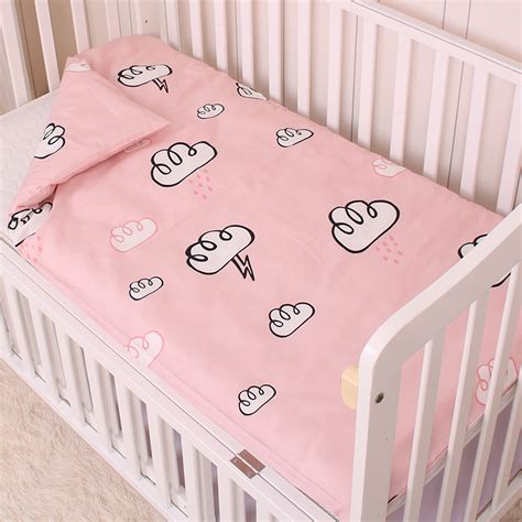 婴儿床长绒棉花床垫加厚保暖宝宝床褥儿童床幼儿园纯棉垫被套-阿里巴巴