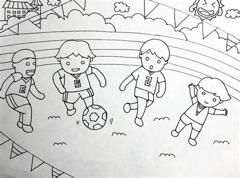 足球运动员简笔画大全 线条简单易画（一）_兴趣运动