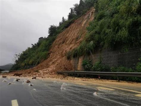 台风利奇马登陆 泥石流阻断台州诸永高速-台州频道