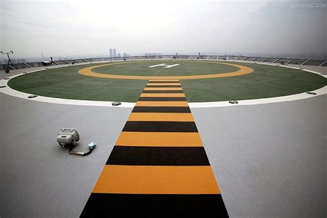 直升机停机坪哪家公司施工好，蓝西特专门做直升机地坪漆施工-深圳市蓝西特科技有限公司