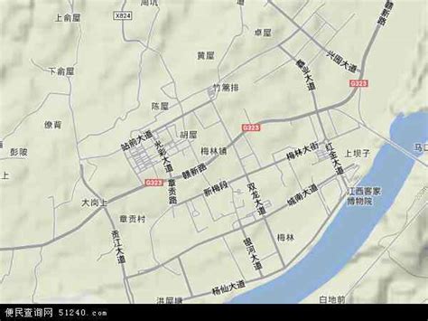 梅林镇地图 - 梅林镇卫星地图 - 梅林镇高清航拍地图