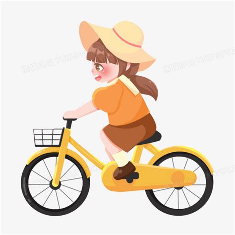 自行车卡通图片