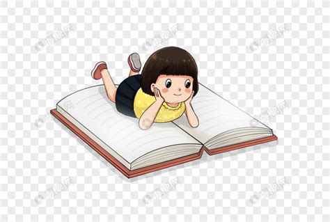 在一堆书上坐着阅读学习的小女孩图片-小女孩在一堆书上坐着阅读学习素材-高清图片-摄影照片-寻图免费打包下载