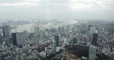 从上面看过去,都市风景,日本,东京,航拍视角,技术,现代,富士山,户外,建筑图片素材下载-稿定素材