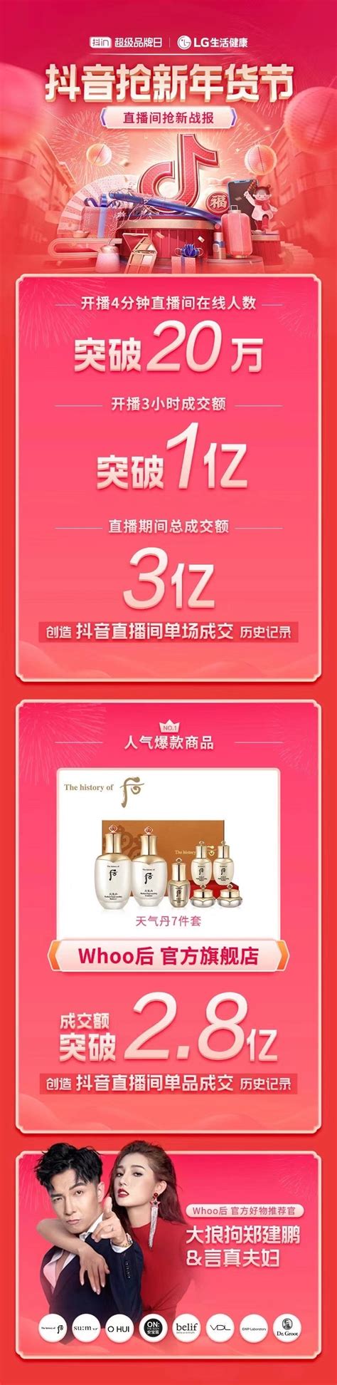 广东夫妇再一次打破带货纪录，单场带货金额超过了7亿__财经头条