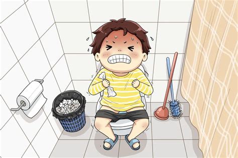 患有腹泻的儿童将他的屁股放在马桶和便秘中健康与清洁概念高清图片下载-正版图片503412948-摄图网