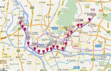 广州地铁6号线线路图 6号线一期开通二期将年底通车-广州新房网-房天下