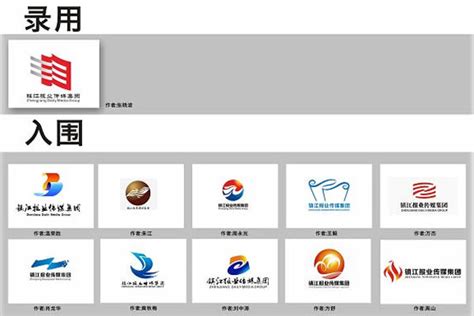 镇江报业传媒集团标志（logo）征集录用入围揭晓 - 创意征集网
