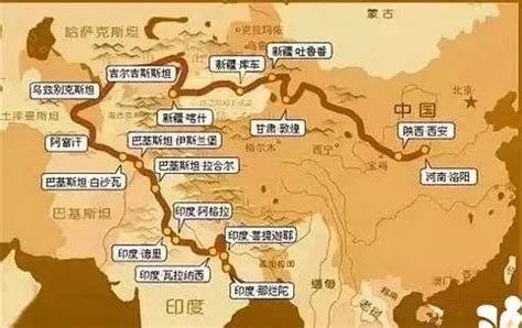 西游路线图图片