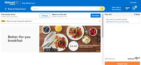 Walmart.com Online Shopping website and how to order