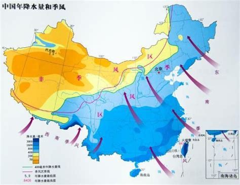 我国气候分布图图片