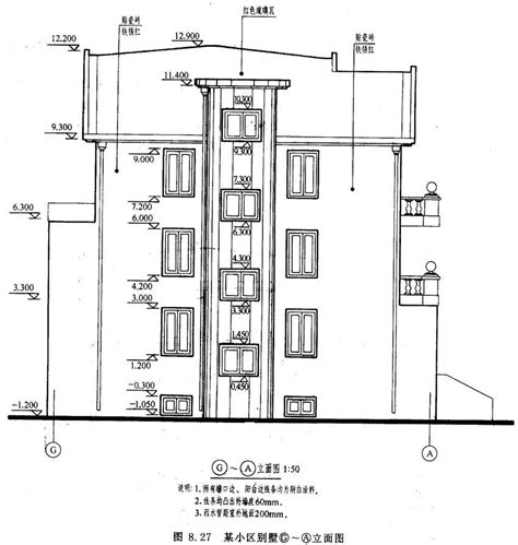 建筑立面图图片