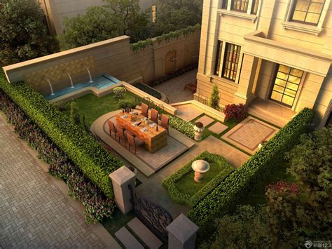 中式庭院造景 - 效果图交流区-建E室内设计网