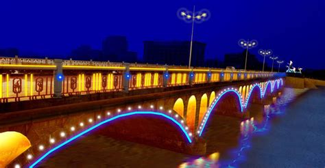 亿帆光电--拉索桥桥梁夜景亮化照明工程案例-搜狐大视野-搜狐新闻