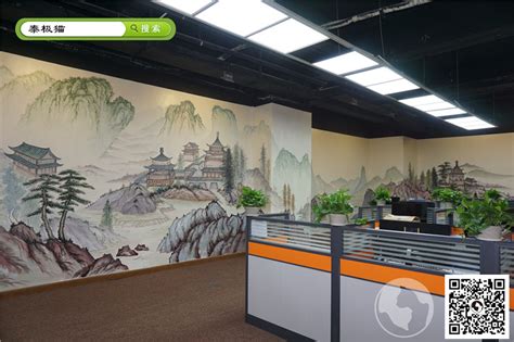 深圳同益新公司办公室墙体彩绘