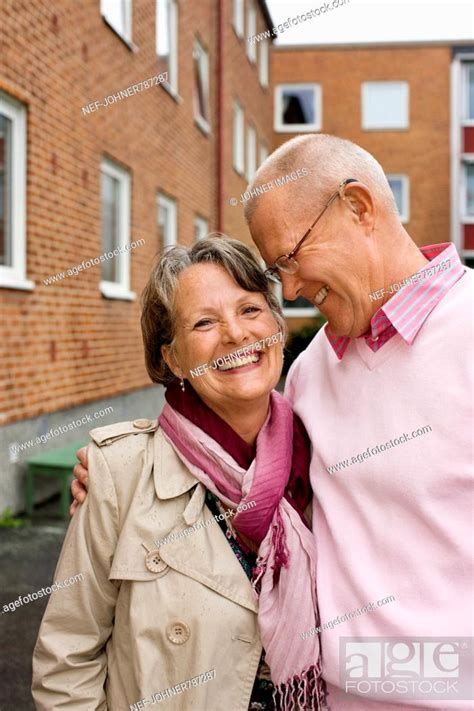 A senior couple, Sweden, Stock Photo, Picture And Royalty Free Image ...