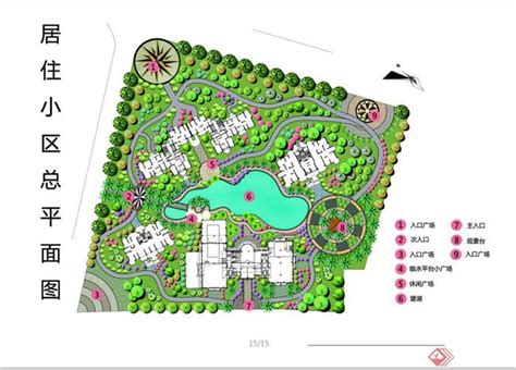 某小区园林设计平面图