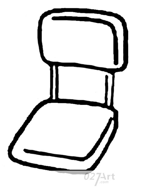 教你如何画椅子 座椅 简笔画教程_简笔画_零二七艺考