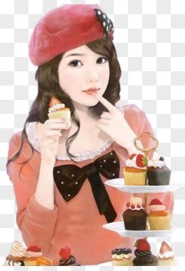 美女蛋糕图片