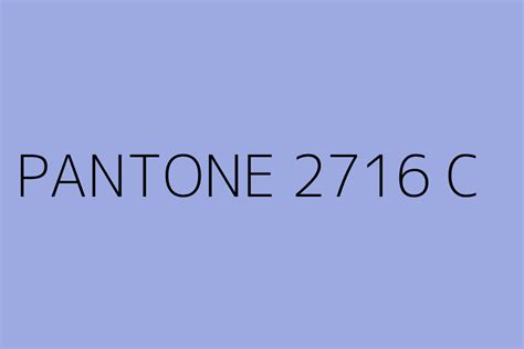 PANTONE 2716 C Color HEX code